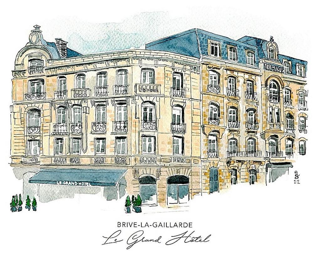 Grand Hotel Brive Bagian luar foto